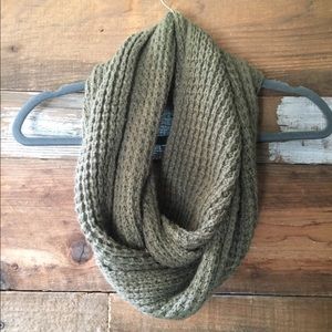 Olive infinity scarf